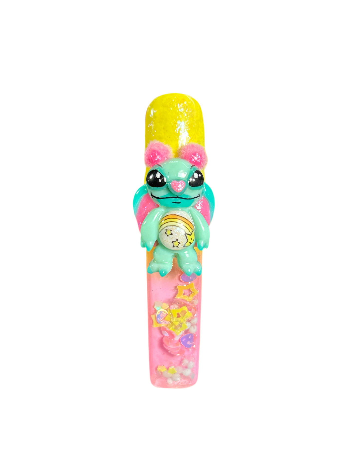 Kawaii Cutie Monster Bear Nail Charm ~2PC Set