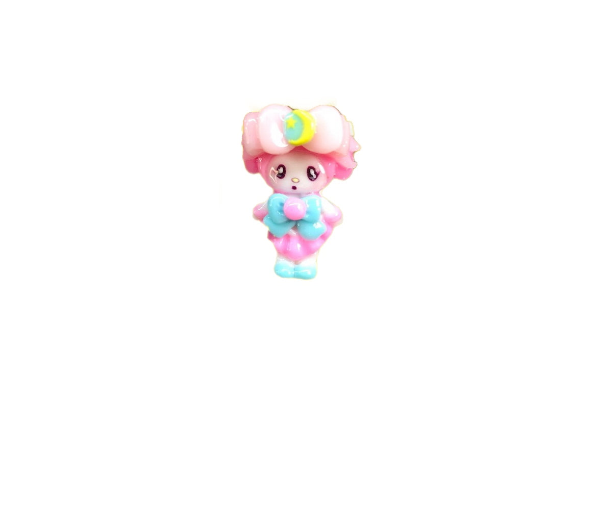 Bunny Girl Nail Charm. Set 2 Pc Set