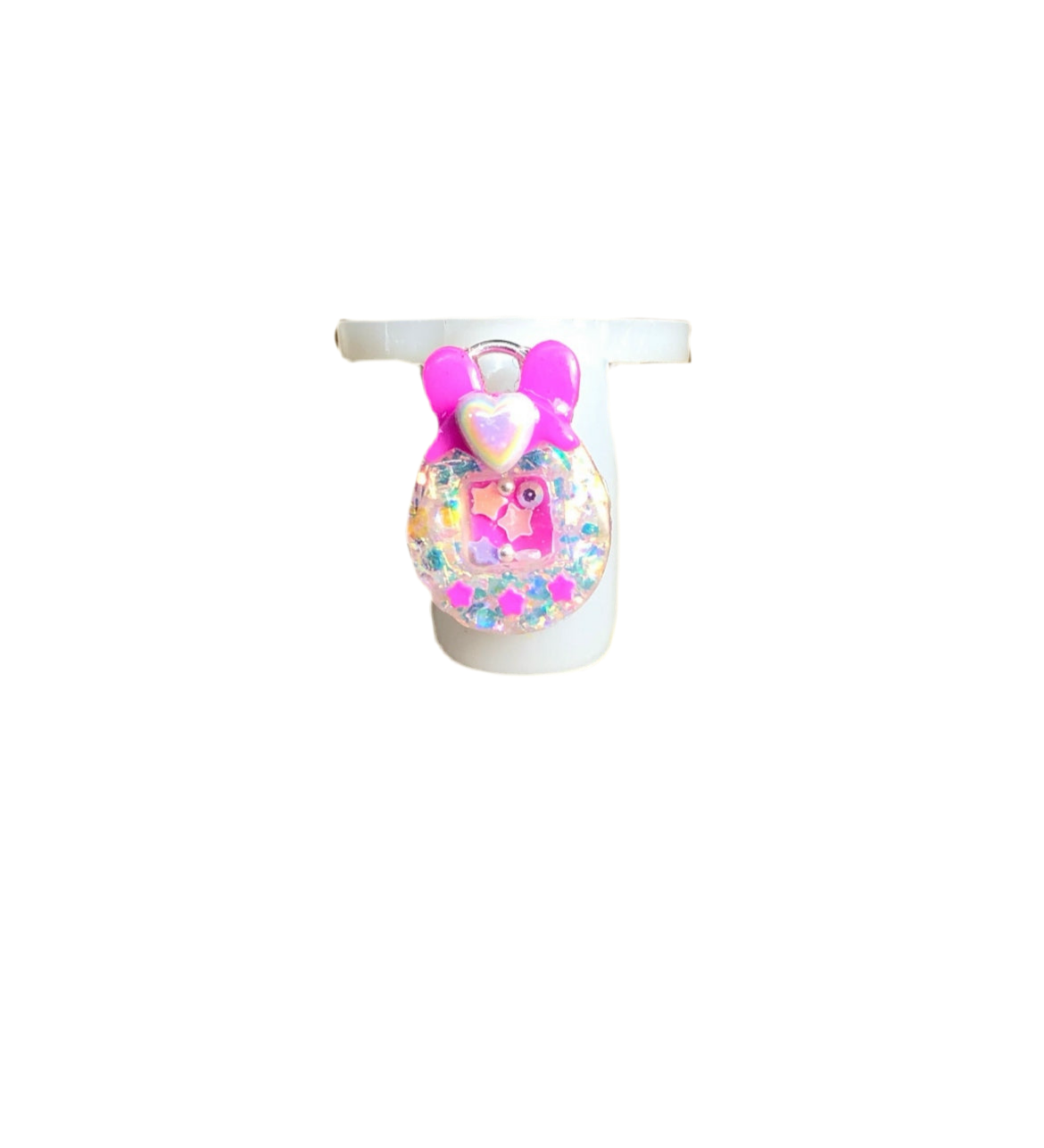 Shaker/Dangle Clip Charm. 2pc Charm Set.