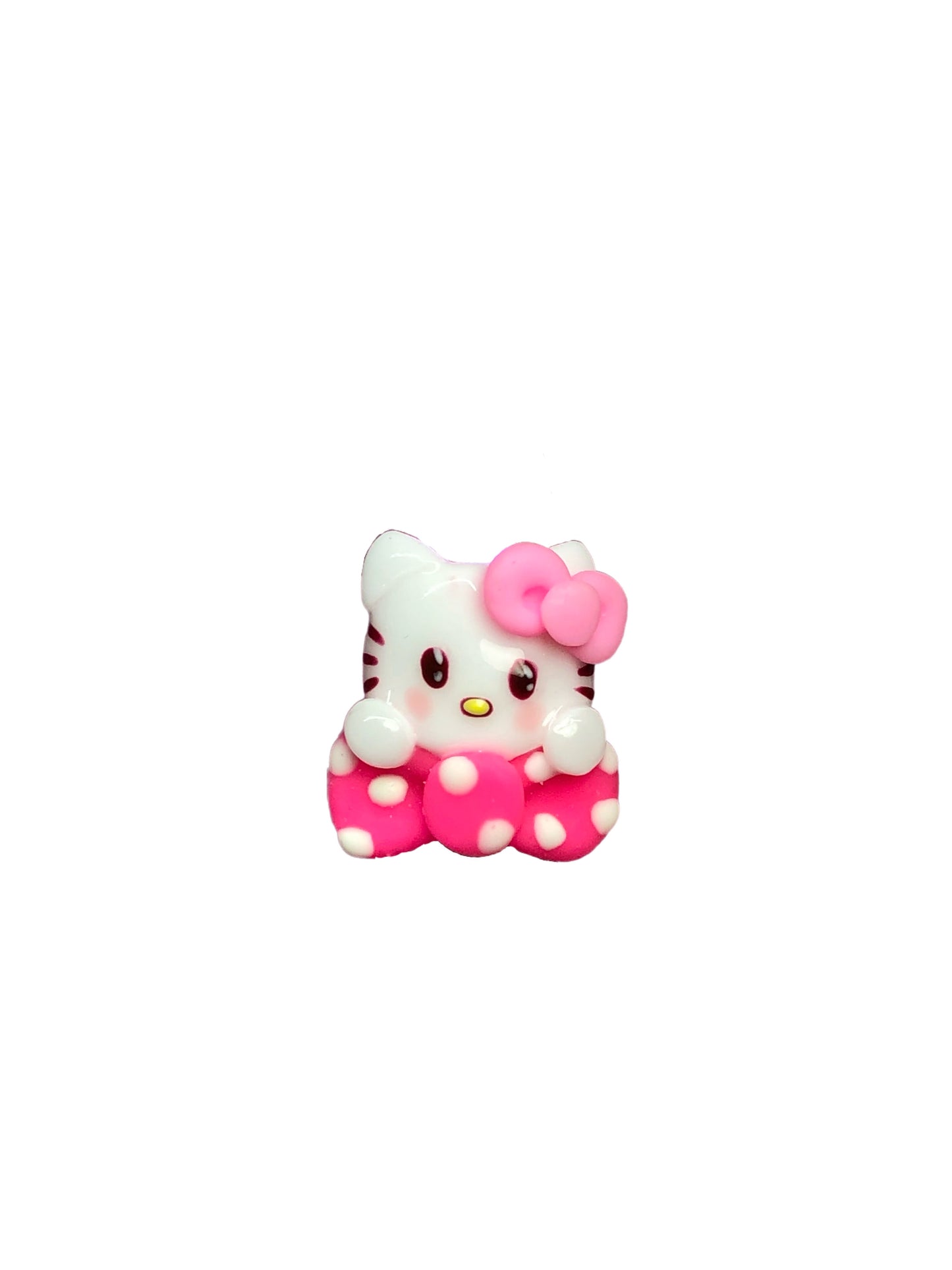 Cat with Bow /Heart 3D nail Charm Set ~2pc