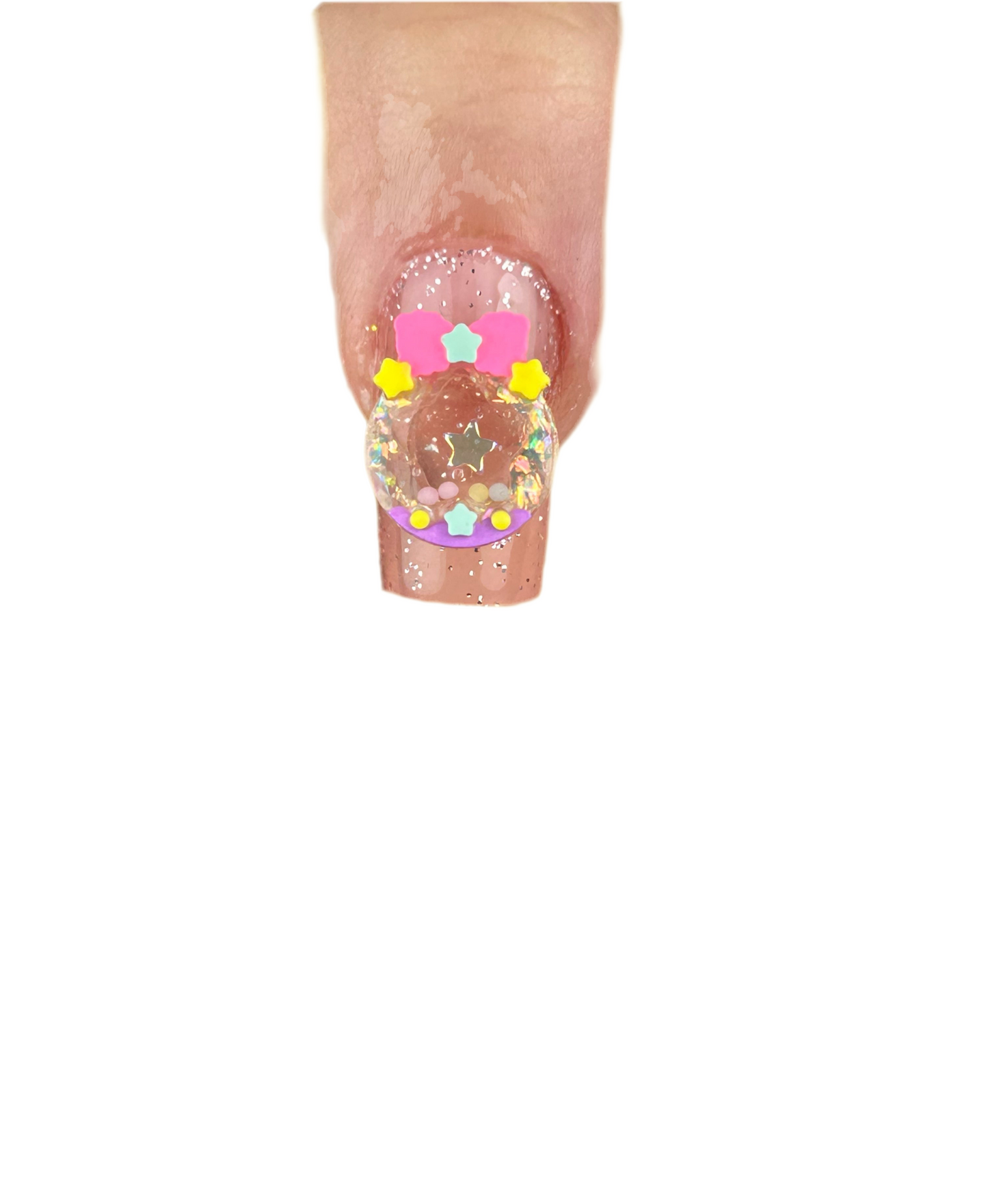 Kawaii Mini Liquid Nail Charms set ~2pc set