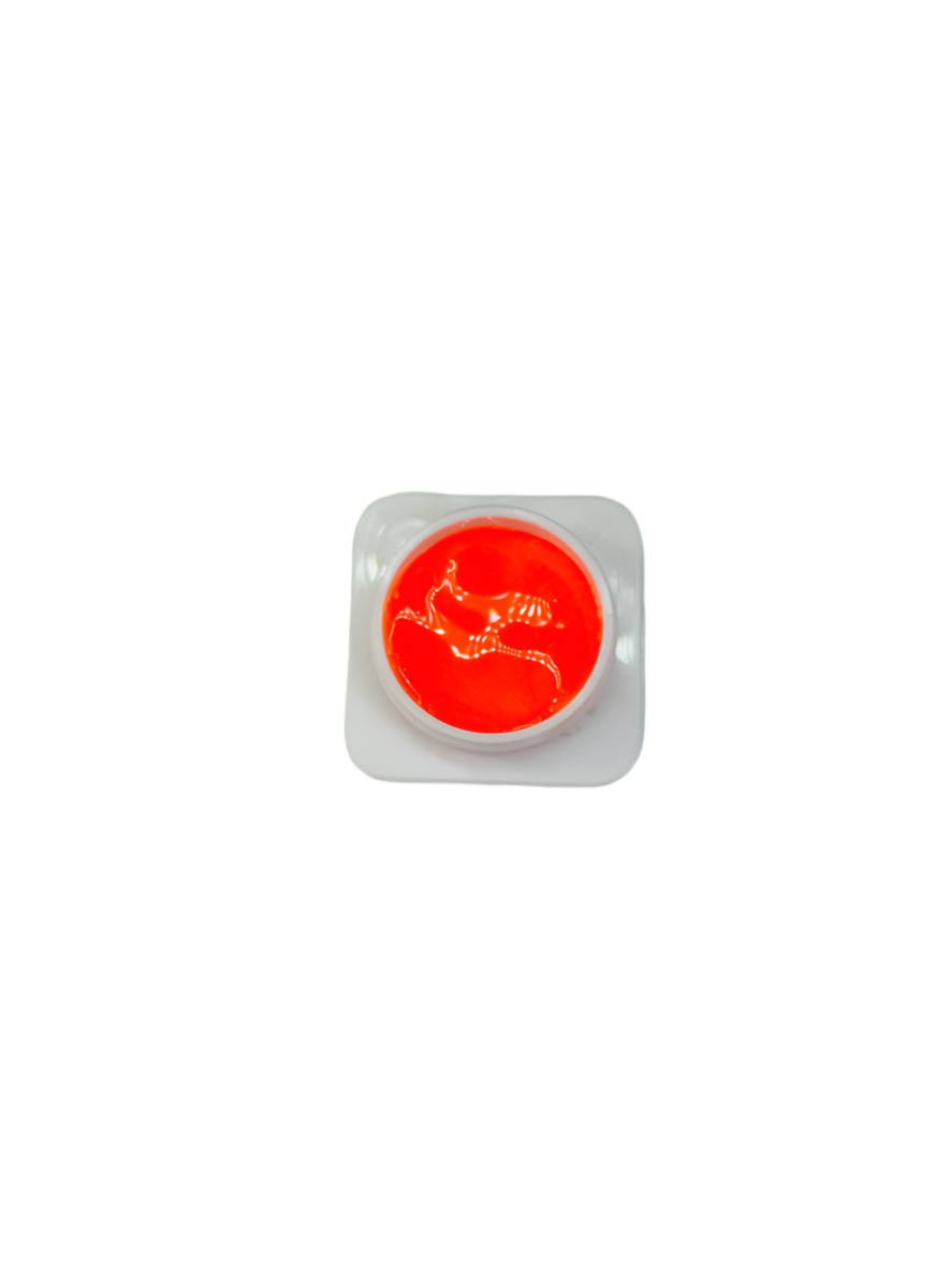 Neon Candy Sculpting Gel 5ML #2 Jaw Breaker~Neon Orange( Glows in the Dark)