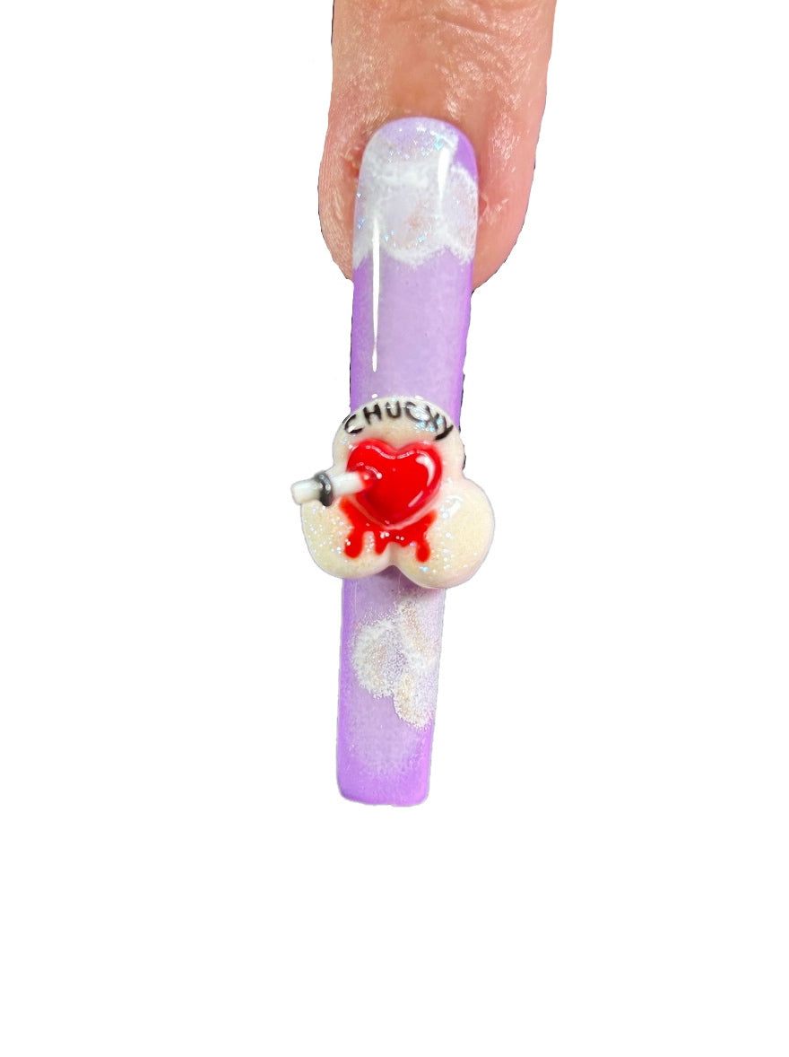 Good Guy Bear Nail Charm set ~3 Pc