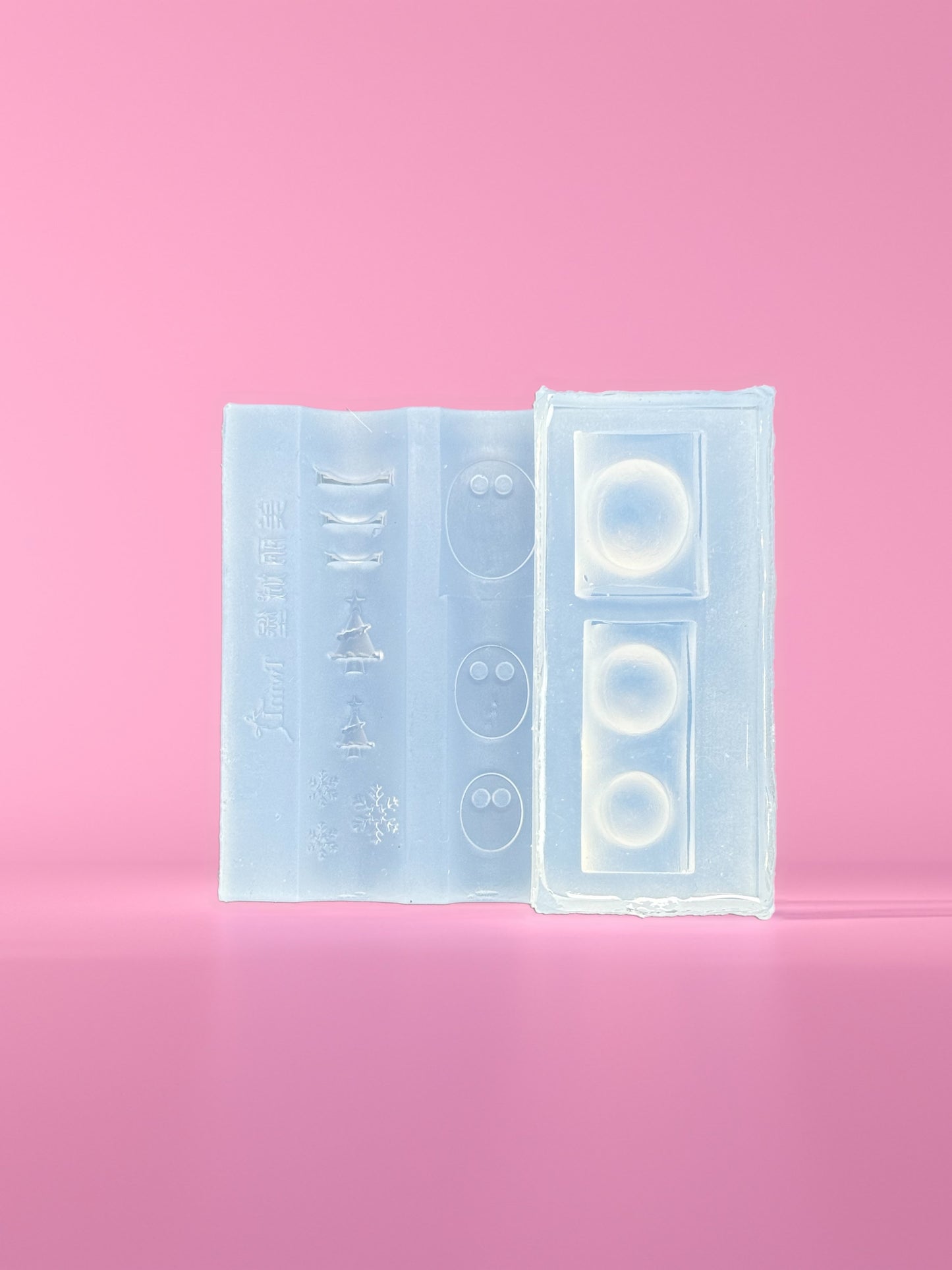Aqua Globe Nail Charm Mold / with Built in Back Seal