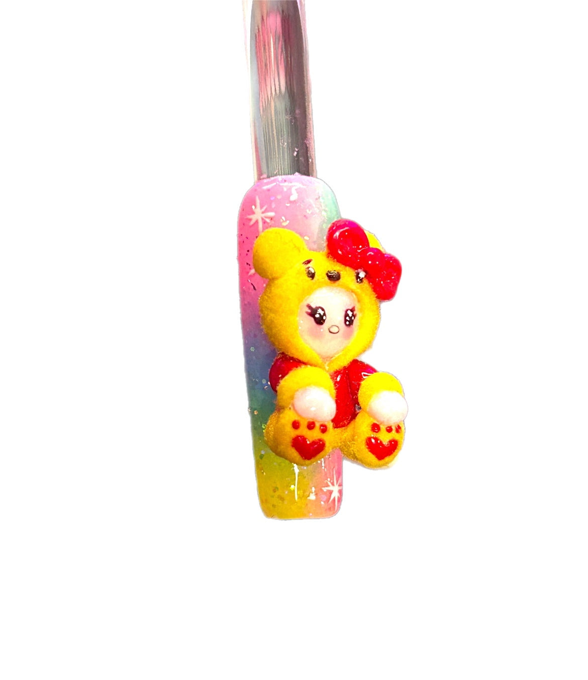 ✨Teddy Bear Cat Nail Charm ~2pc✨