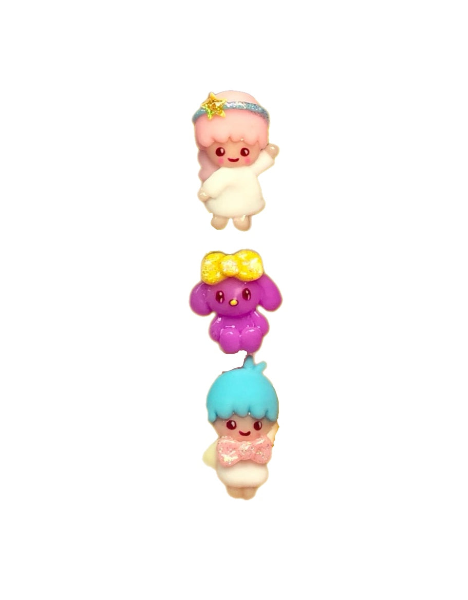Star Boy and Girl Nail Charm set ~5pc