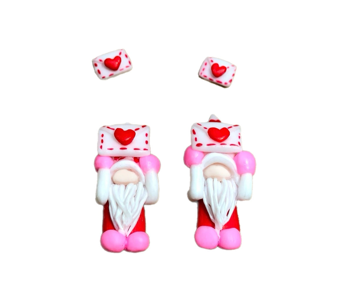 Valentines Day Gonk Charm Set ~4pc