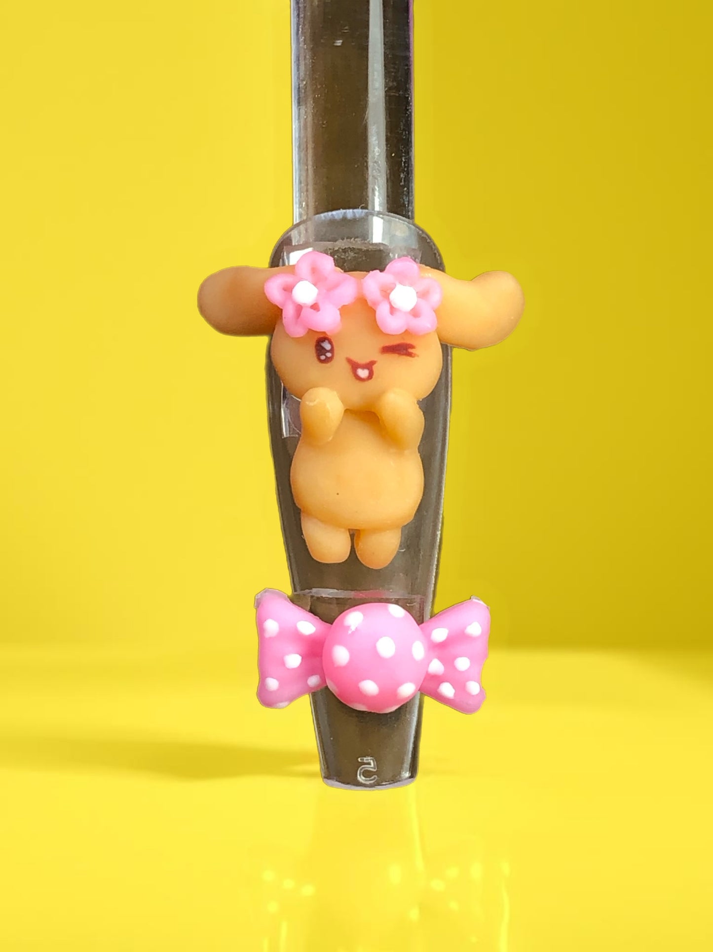 Candy Puppy Nail Charm Set ~3 Pc