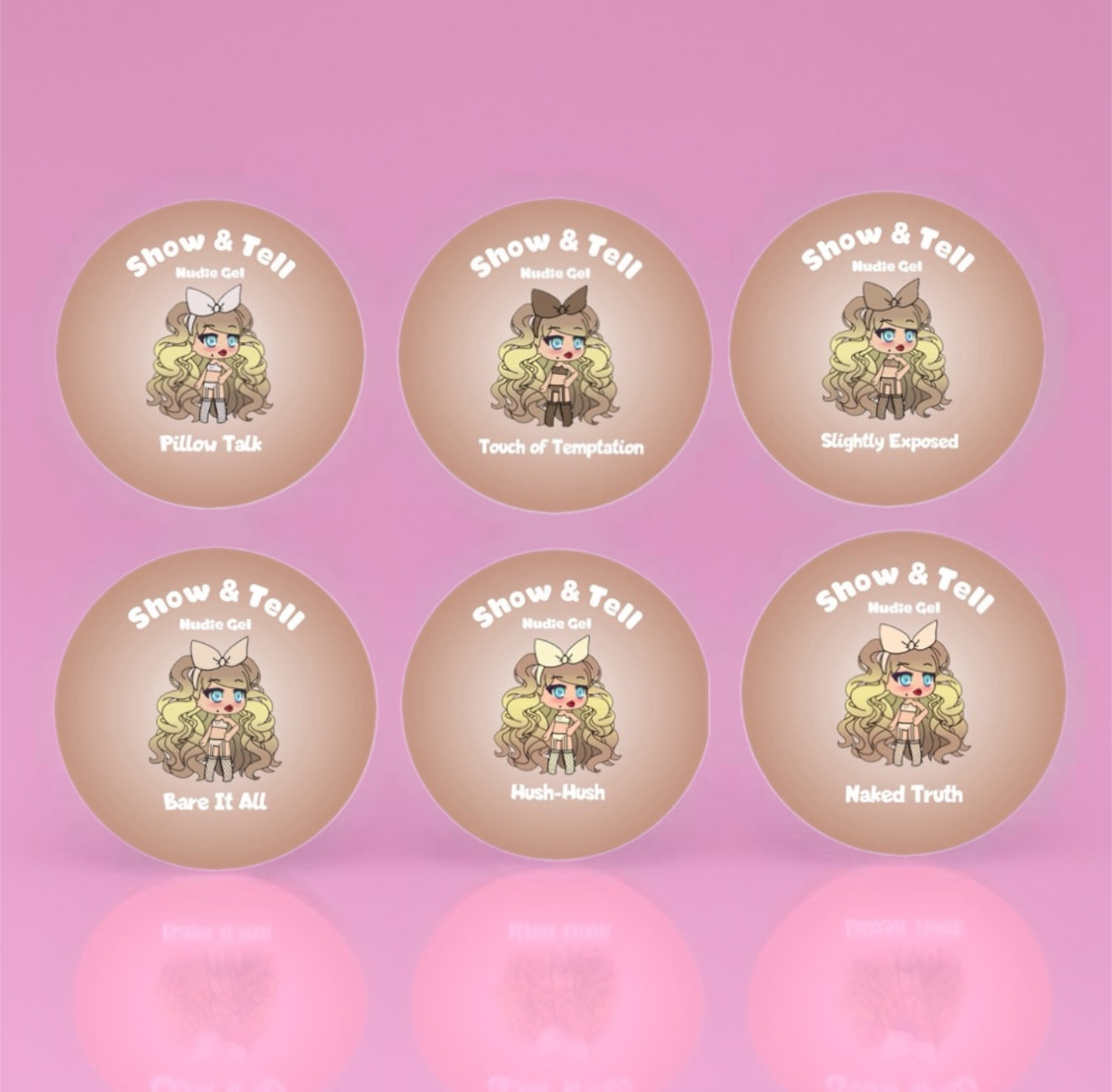 ✨Coming Soon✨ “Show and Tell”Nudie Gel 3D Collection.