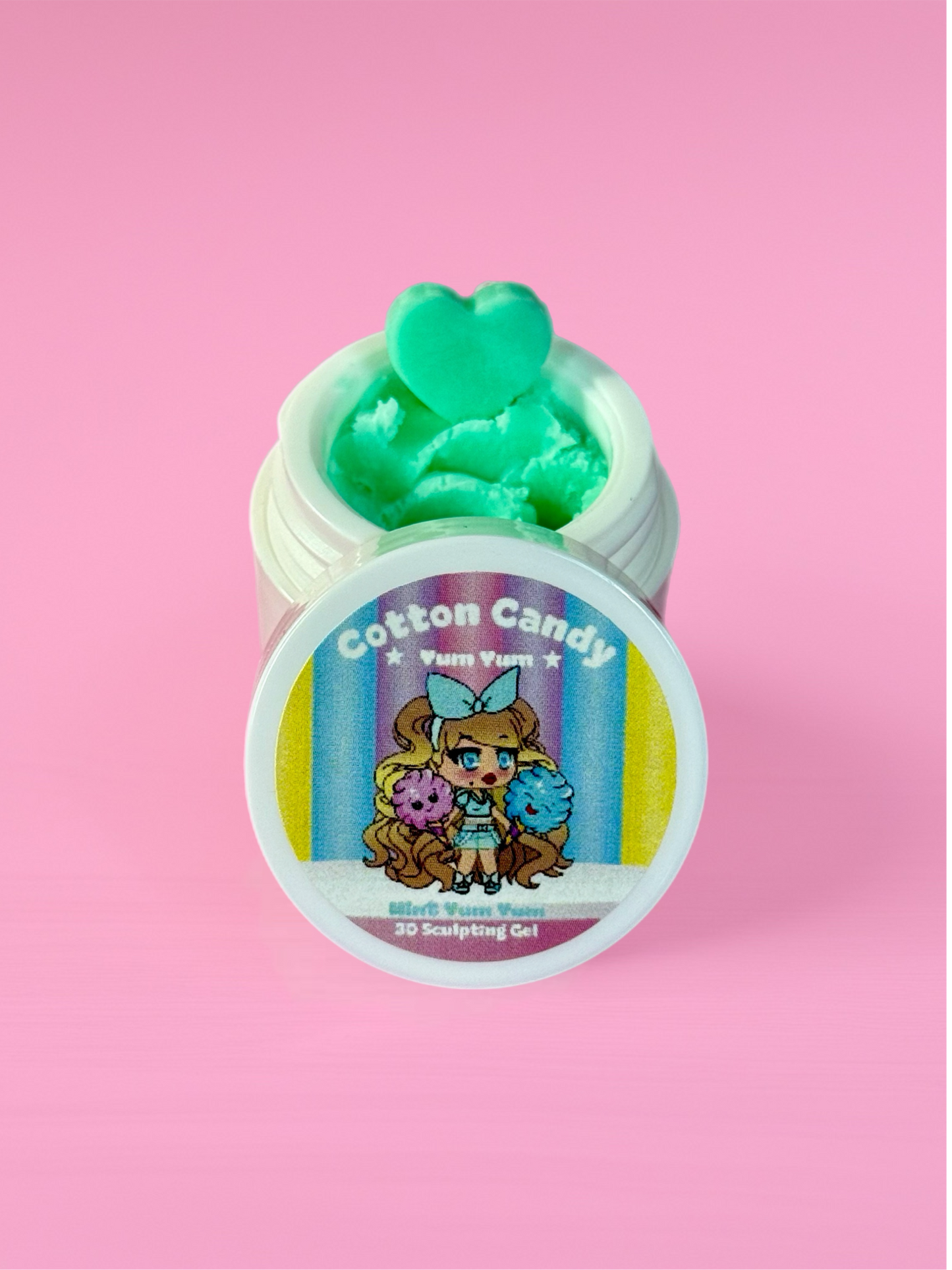 ✨NEW✨ Mint Yum Yum~ Cotton Candy Pastel 3D Sculpting Gel
