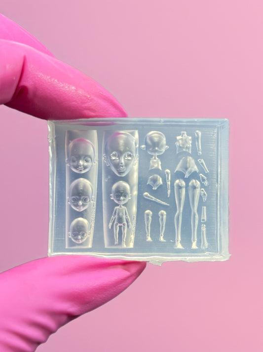 Mini Doll Nail Charm Mold