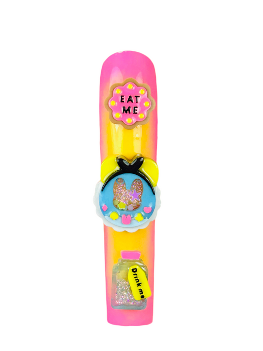 Wonderland Liquid Nail Charm Set ~ 3PC Set