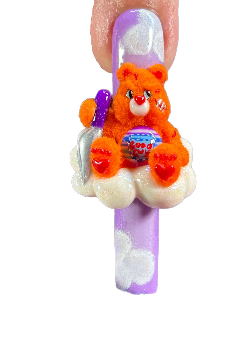 Good Guy Bear Nail Charm set ~3 Pc
