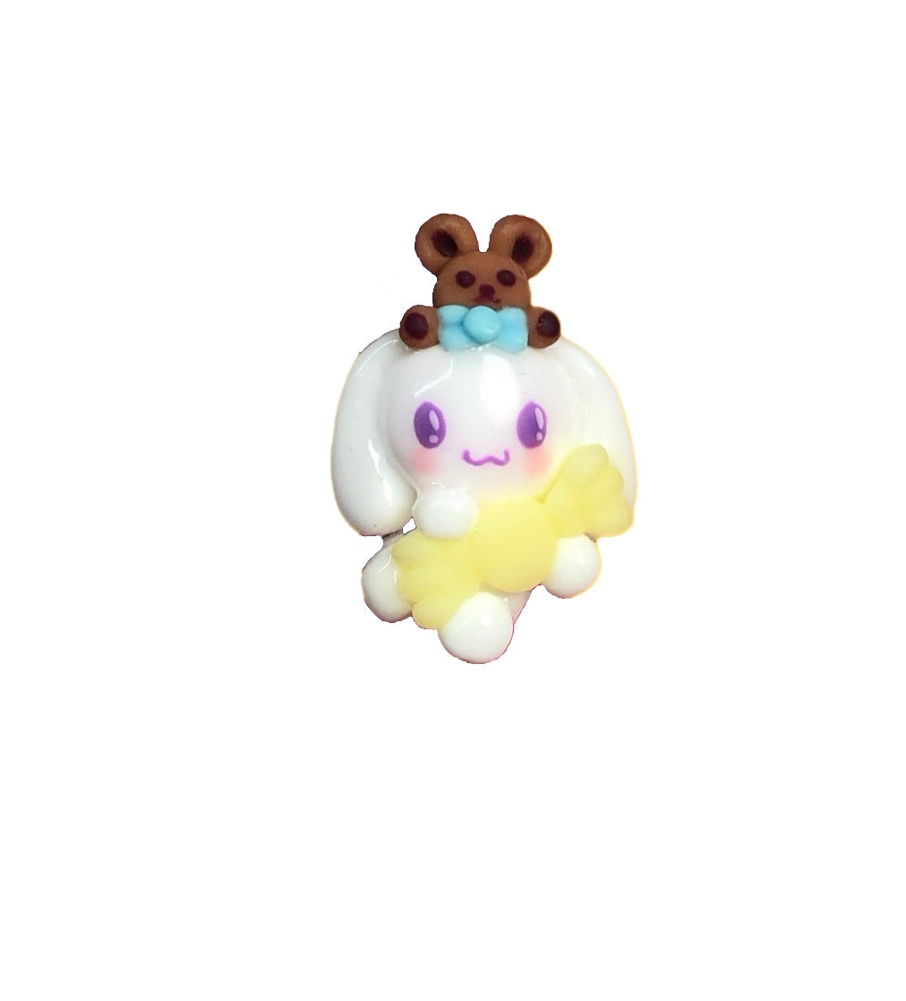 Teddy Puppy Nail charm set ~2pc