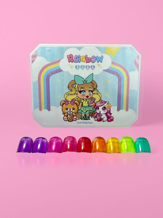 ✨NEW✨ Rainbow Boba Jelly Palette~ 9 Colors