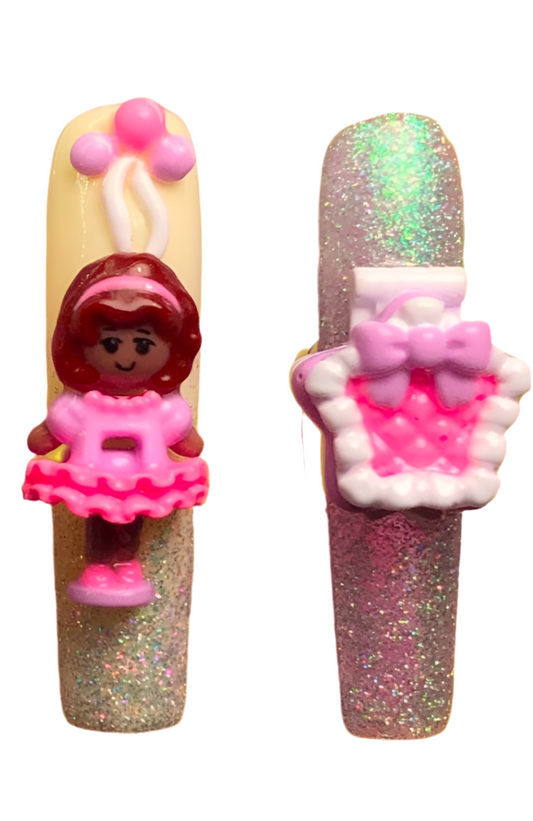 Dolly Nail Charm Set ~3PC Set