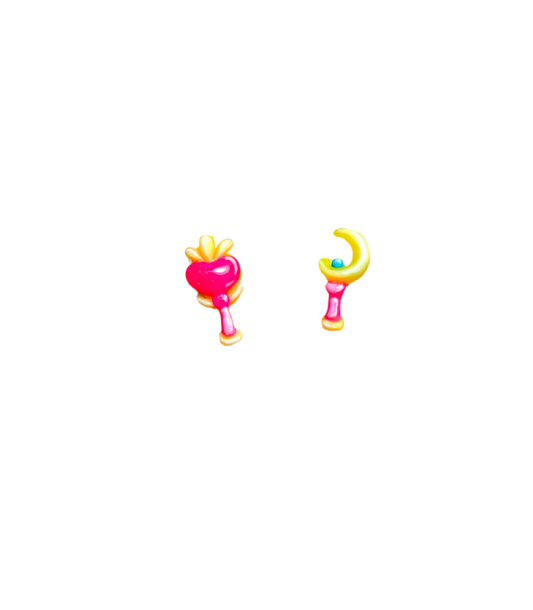 Sailor Wand Nail Charm Set ~2pc Set