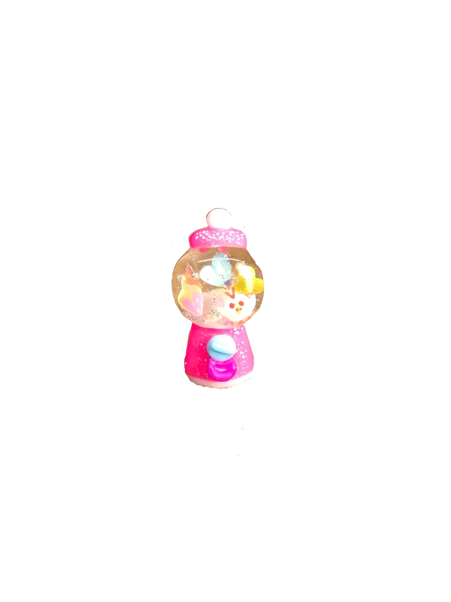 Gum Ball Bunny and Cat Jelly Edition Charm Set ~2pc