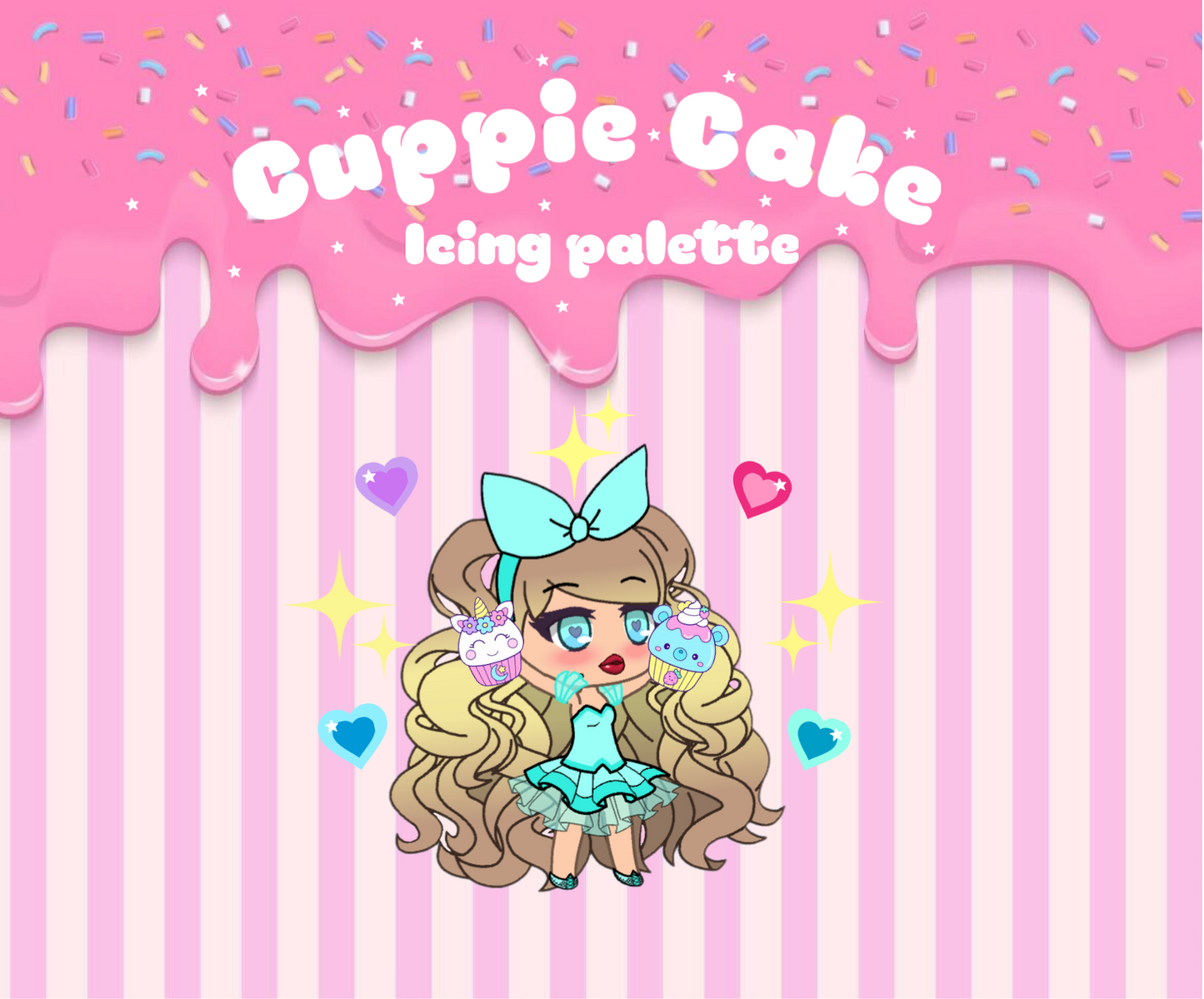 ✨New✨ Cuppie Cake Icing Palette ~ 12 Colors