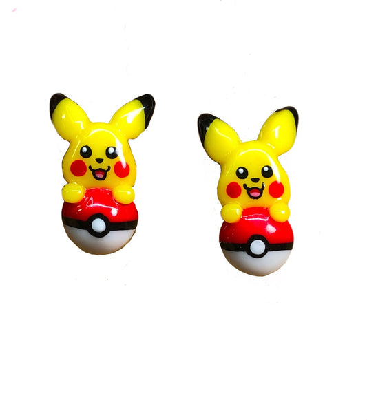 Yellow Puppy Nail Charm set~2pc set