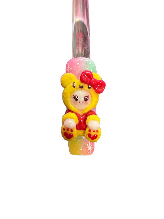 ✨Teddy Bear Cat Nail Charm ~2pc✨