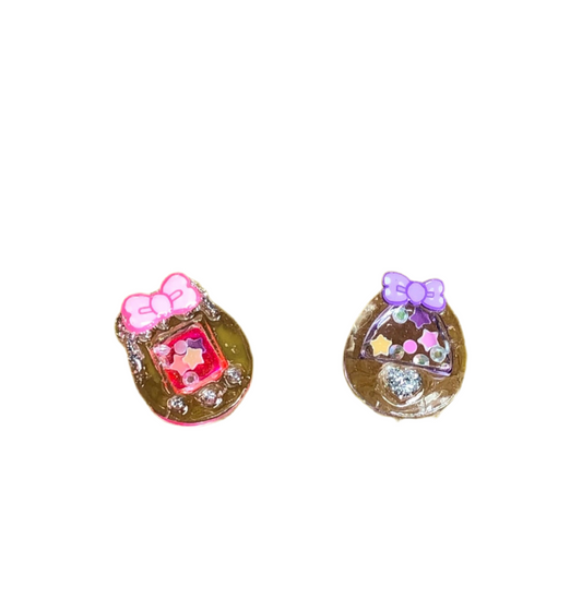 Clear Jelly edition Shaker Nail charm set is Christmas~2pc set