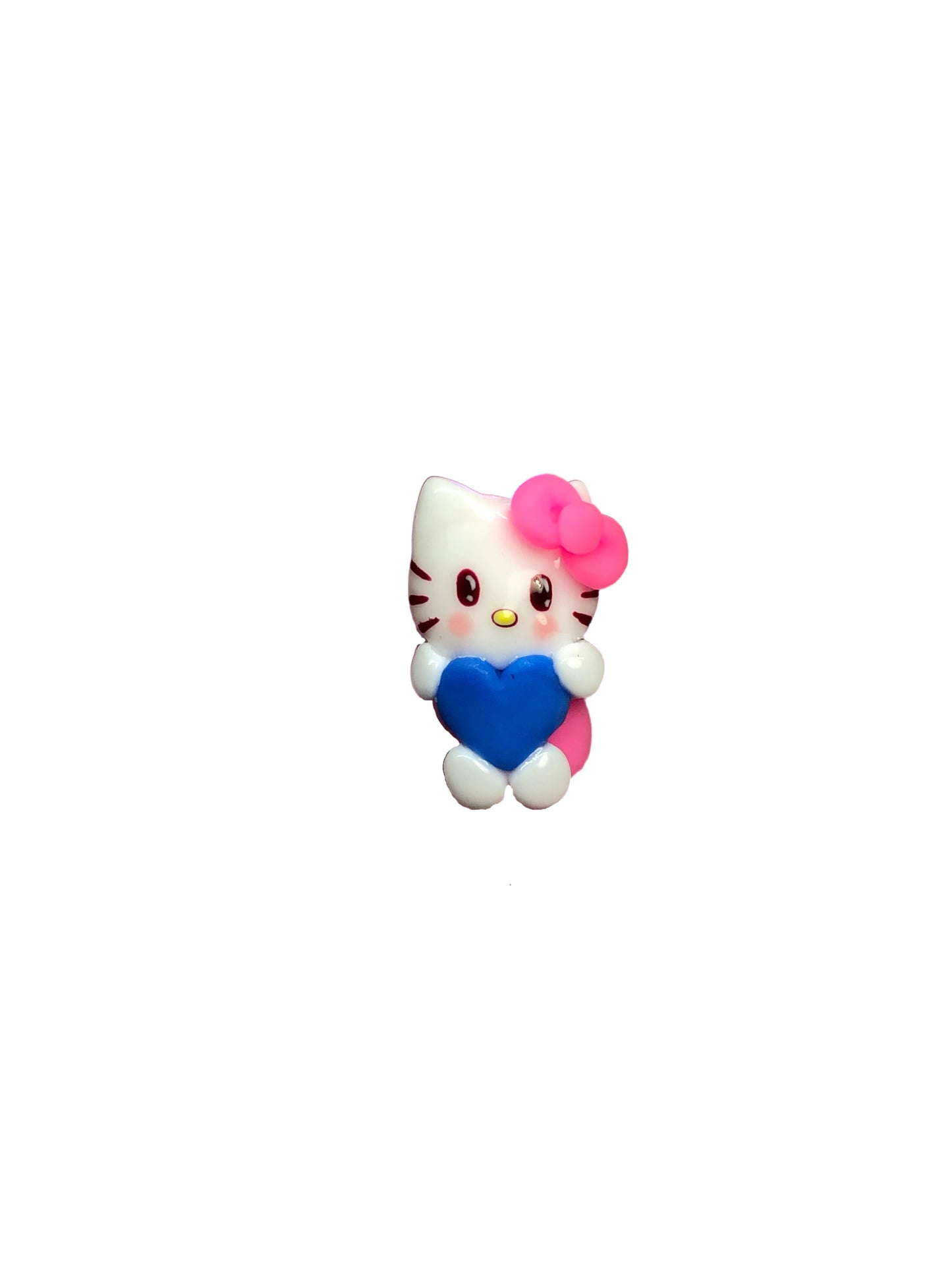 Cat with Bow /Heart 3D nail Charm Set ~2pc