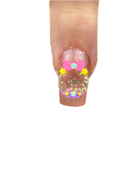 Kawaii Mini Liquid Nail Charms set ~2pc set