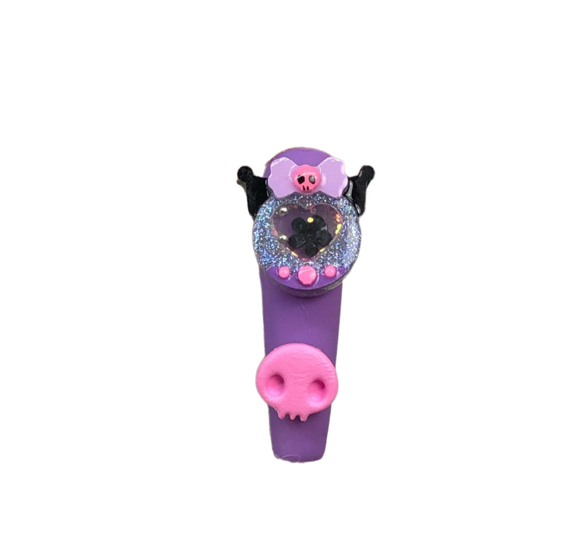 Purple Bunny Liquid Nail Charm Set~7 pc~Nail Charms