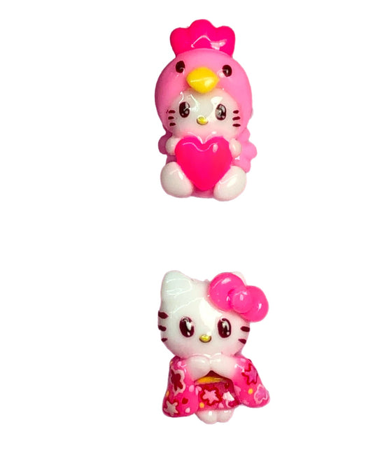 Cat Nail Charms~2pc set