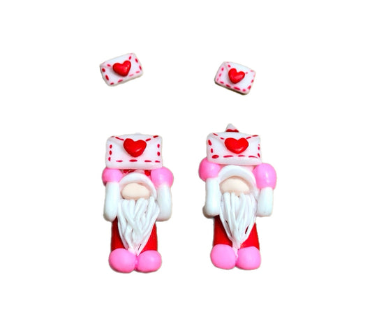 Valentines Day Gonk Charm Set ~4pc