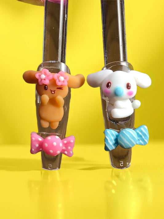 Candy Puppy Nail Charm Set  ~3 Pc