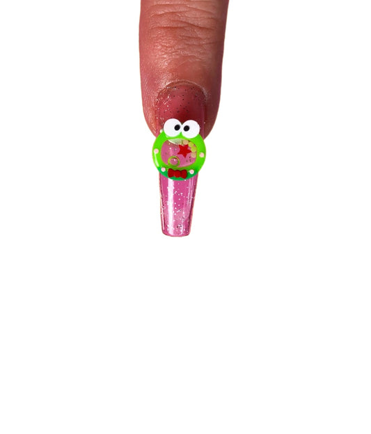 Froggy Mini Liquid Nail Charm set ~ 2pc set