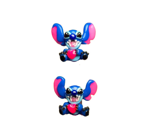 Blue Monster with Hearts ~2pc Set