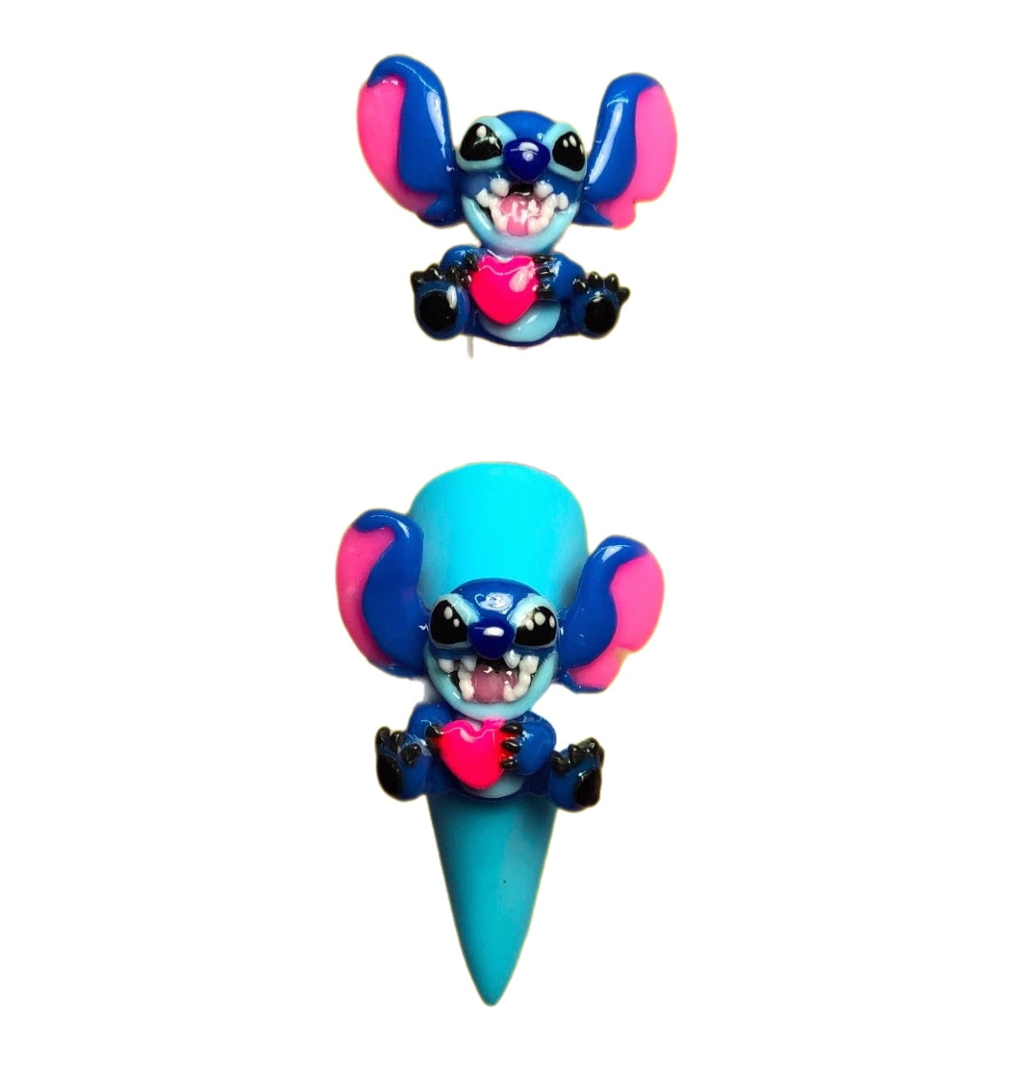 Blue Monster with Hearts ~2pc Set