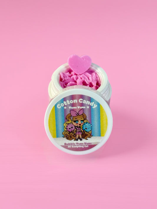 ✨NEW✨Bubble Yum Yum ~Cotton Candy Pastel 3D Sculpting Gel