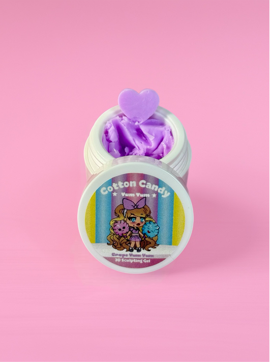 ✨NEW✨Grape Yum Yum ~Cotton Candy Pastel 3D Sculpting Gel