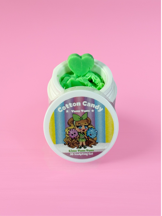✨New✨ Lime Yum Yum~ Cotton Candy Pastel 3D Sculpting Gel